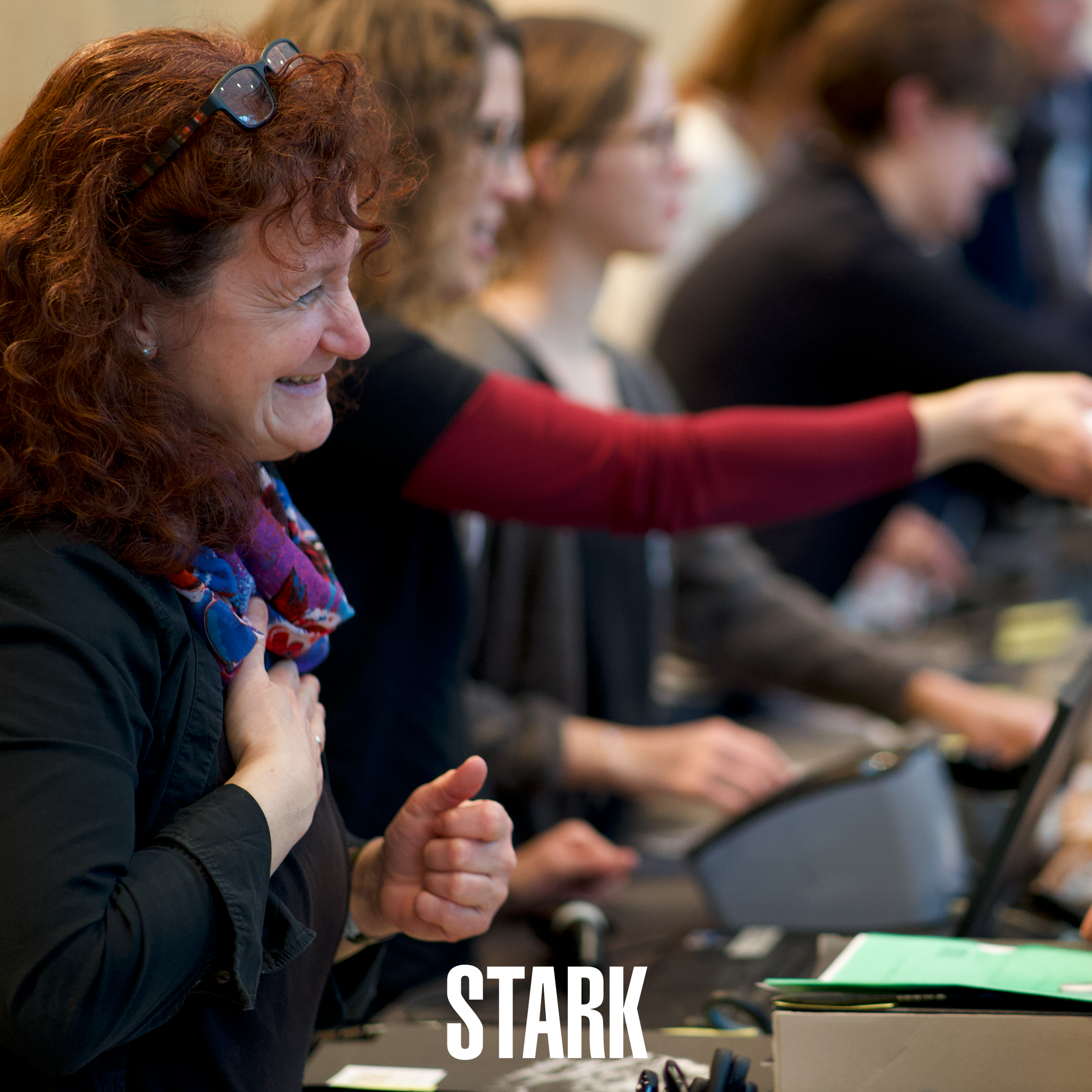 Checkin bei der STARK-Konferenz